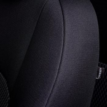 4 949 р. Комплект чехлов для сидений (РЗС 60/40 3Г Жаккард) ДУБЛИН Lord Autofashion  Geely Coolray  SX11 (2018-2023) дорестайлинг (черный, вставка Прямоугольник черная)  с доставкой в г. Майкоп. Увеличить фотографию 7