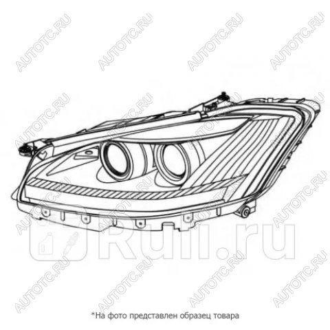 7 349 р. Правая фара (корректор, линзован) BodyParts  Skoda Octavia  A5 (2008-2013) лифтбэк рестайлинг  с доставкой в г. Майкоп