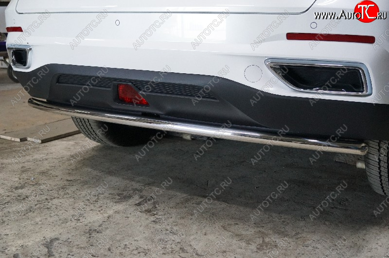 15 249 р. Защита задняя (нержавейка 42,4 мм), ТСС Тюнинг  Changan CS55 Plus (2021-2025)  с доставкой в г. Майкоп
