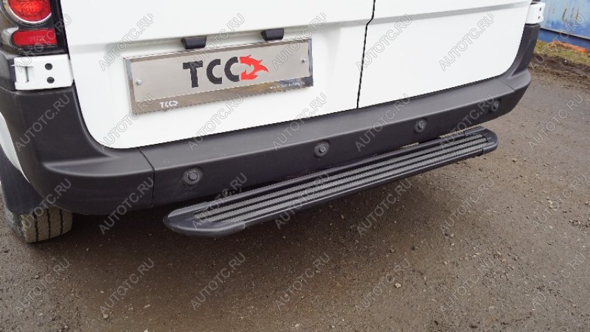 9 699 р. Задняя подножка алюминиевая Slim line Black 1350 мм  solatl123-01b  с доставкой в г. Майкоп