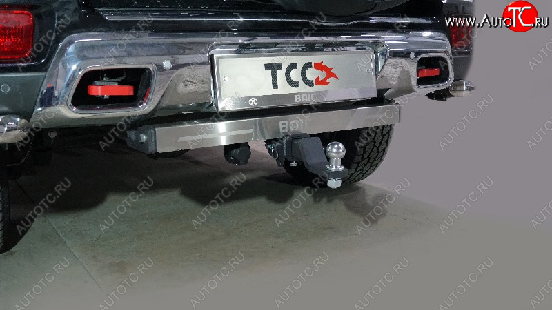 27 599 р. Фаркоп (тягово-сцепное устройство) ТСС Тюнинг  BAIC BJ40 (2022-2025) (оцинкованный, шар E нержавейка, надпись Baic)  с доставкой в г. Майкоп
