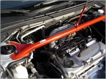 2 899 р. Растяжка передних стоек Mitsubihi Lancer IX (2003-2007 г) ТехноМастер ТехноМастер 2904.5000.04  с доставкой в г. Майкоп. Увеличить фотографию 1