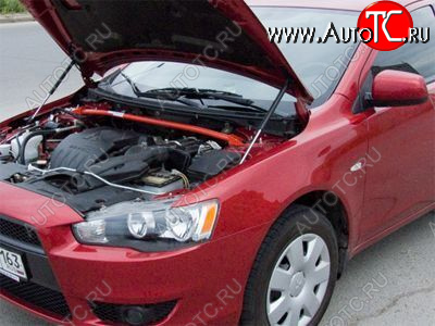 2 899 р. Растяжка передних стоек Mitsubishi Lancer X (2007-н.в.) ТехноМастер ТехноМастер 2904.5300.04  с доставкой в г. Майкоп