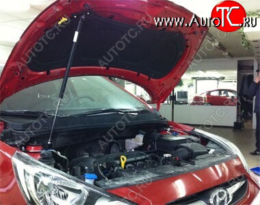 2 449 р. Упор капота Hyundai Solaris (2010-) ТехноМастер ТехноМастер 8231.7500.04  с доставкой в г. Майкоп