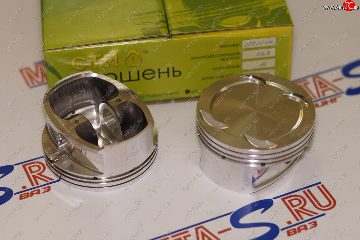 13 399 р. Поршни СТИ 217.21 (82,5, h=23,8 лунка 3,8 см.куб, p=1853мм, valve=3229, 1,21,52,0) СТИ 217.21  с доставкой в г. Майкоп