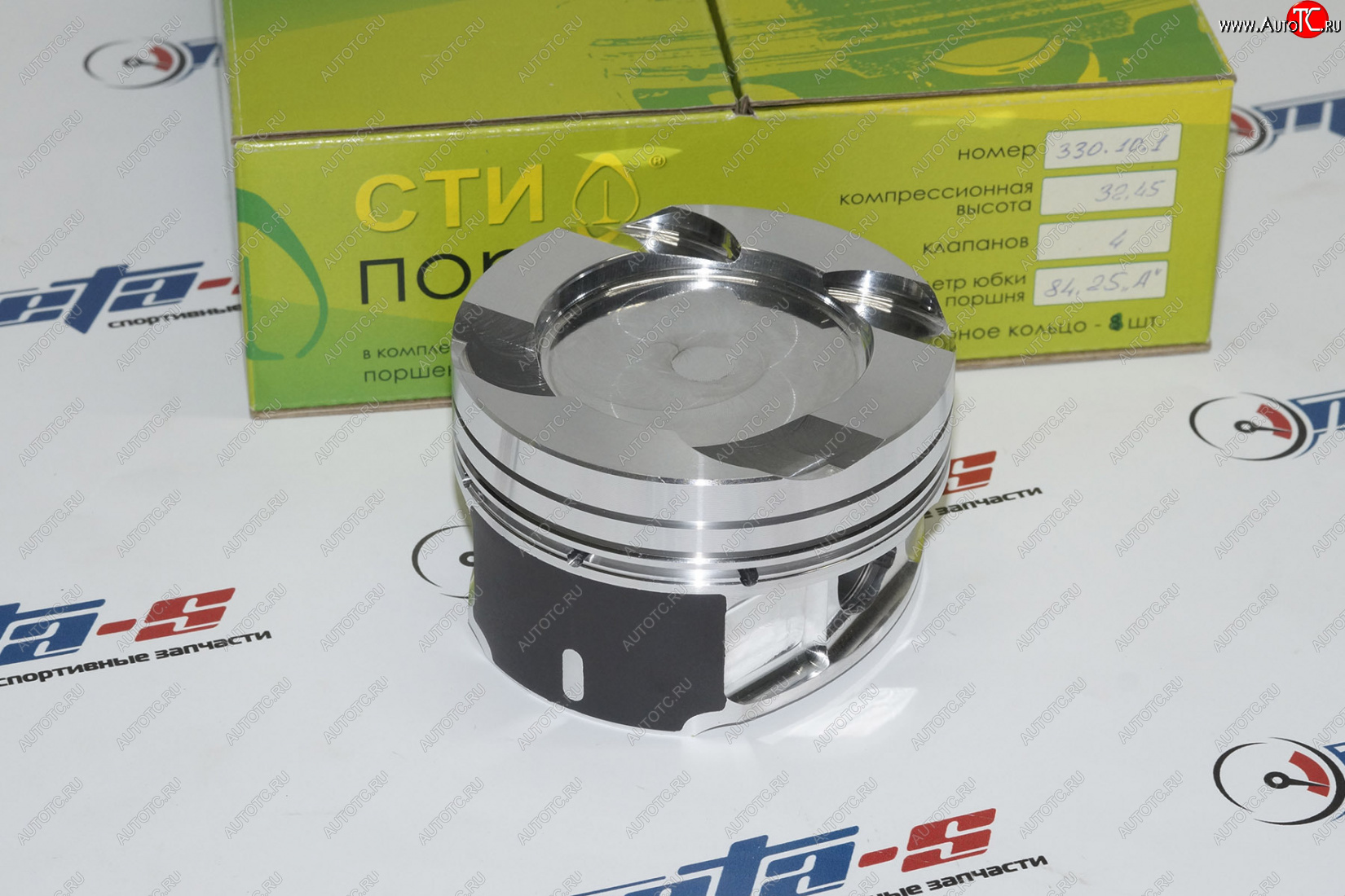 30 899 р. Поршни СТИ 330.10 (BMW, N55B30, 84.0, палец 22 мм, кольца 1,51,52,0, Е=9.5) СТИ 330.10  с доставкой в г. Майкоп