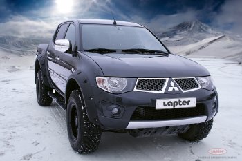 17 699 р. Расширители арок Mitsubishi L200 LAPTER (материал LLPDE, эластон) LAPTER ткm200  с доставкой в г. Майкоп. Увеличить фотографию 1