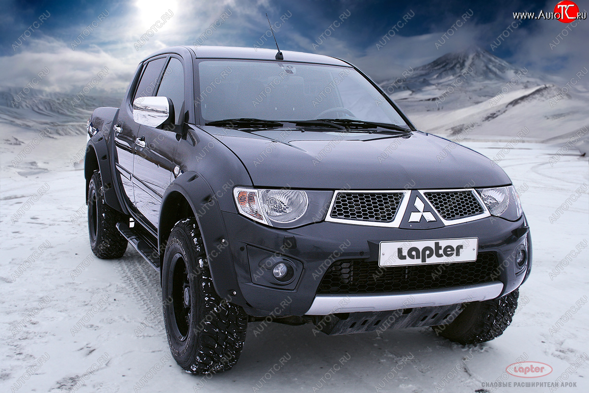 17 699 р. Расширители арок Mitsubishi L200 LAPTER (материал LLPDE, эластон) LAPTER ткm200  с доставкой в г. Майкоп