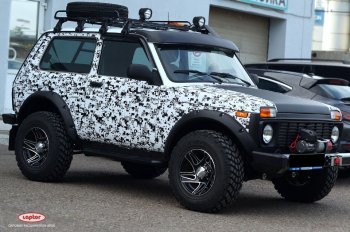 7 899 р. Расширители арок НИВА 2121 LAPTER (вырезанная арка) LAPTER tkh21  с доставкой в г. Майкоп. Увеличить фотографию 1