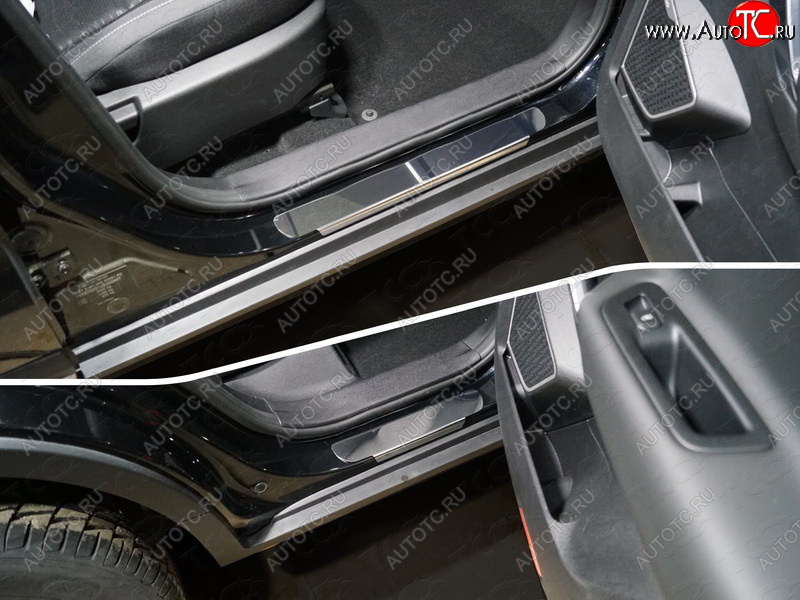 1 000 000 р. Накладки на пороги (4 шт)  Geely Atlas  NL3 (2016-2022) (лист зеркальный)  с доставкой в г. Майкоп