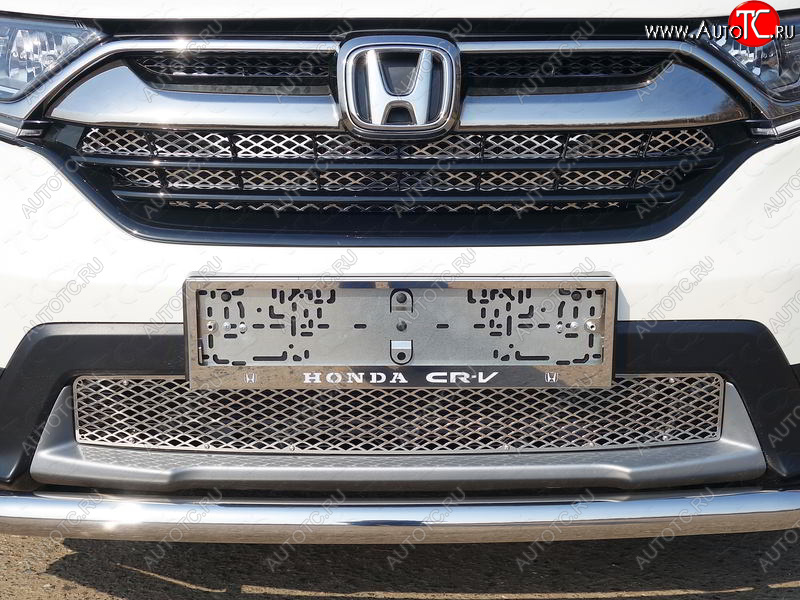 4 399 р.  ТСС Тюнинг HONDACR-V 2017- - Решетка радиатора внутренняя (лист)  honcrv1716  с доставкой в г. Майкоп