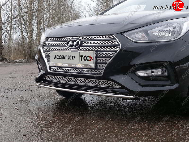 1 000 000 р.  ТСС Тюнинг HYUNDAIAccent 2017- - Решетка радиатора нижняя (лист)  hyunacc1718  с доставкой в г. Майкоп