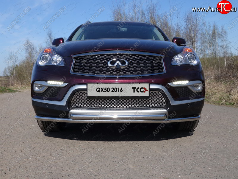 4 199 р.  ТСС Тюнинг INFINITIQX 50 2016-2018 - Накладки на ПТФ (лист)  infqx501602  с доставкой в г. Майкоп