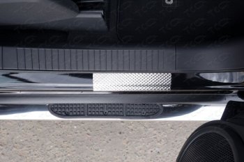 Накладки порожков салона ТСС Тюнинг Jeep Compass  MK (2011-2015) рестайлинг (Лист декоративный)