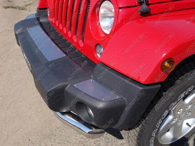 1 000 000 р.  ТСС Тюнинг JEEPWrangler 3D (3.6, JK) 2006-2018 - Накладки на передний бампер (декоративные) (комплект 3шт.)  jeepwran3d361421  с доставкой в г. Майкоп