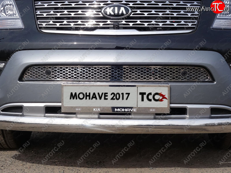 3 779 р.  ТСС Тюнинг KIAMohave 2017-2020 - Решетка радиатора (с парктроником) (лист)  kiamoh1701  с доставкой в г. Майкоп