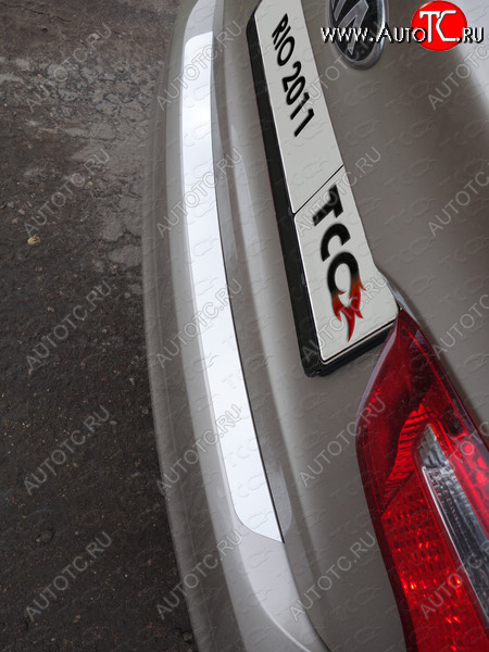 1 000 000 р. Накладка на задний бампер ТСС Тюнинг  KIA Rio  3 QB (2011-2015) дорестайлинг седан, дорестайлингхэтчбек5дв. (Лист шлифованный)  с доставкой в г. Майкоп