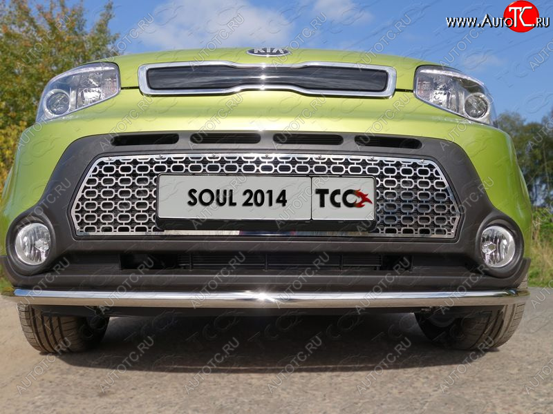 3 989 р.  ТСС Тюнинг KIASoul 2014-2016 - Решетка радиатора (ромб)  kiasoul1405  с доставкой в г. Майкоп