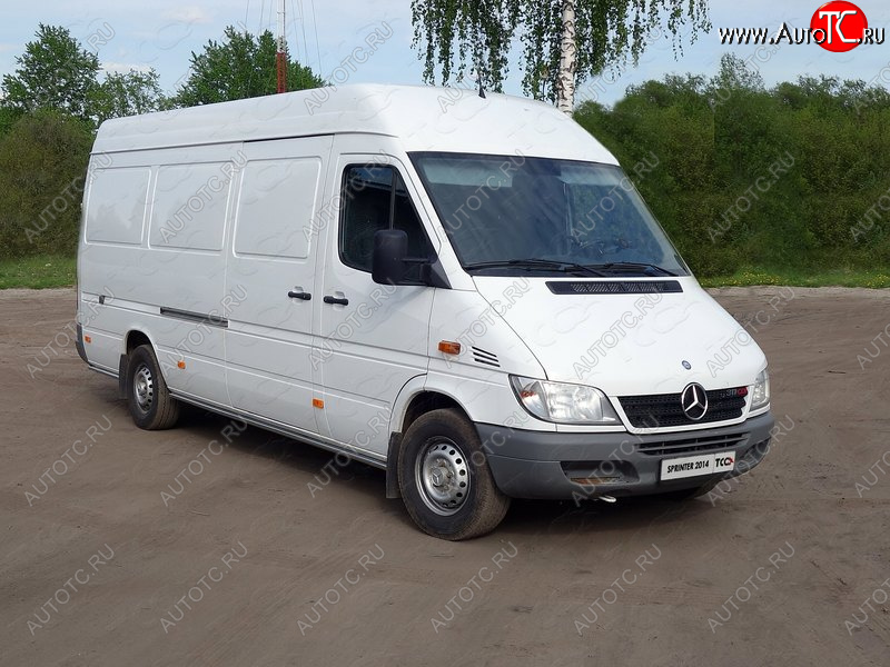 1 000 000 р. Защита порогов задняя 42,4 мм ТСС Тюнинг  Mercedes-Benz Sprinter  W905 (2000-2006) рестайлинг  с доставкой в г. Майкоп