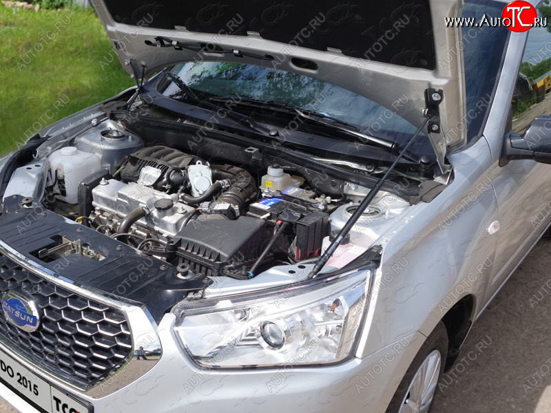 2 999 р. Упор капота ТСС Тюнинг DATSUN mi-DO 2015-  datmido1502y  с доставкой в г. Майкоп