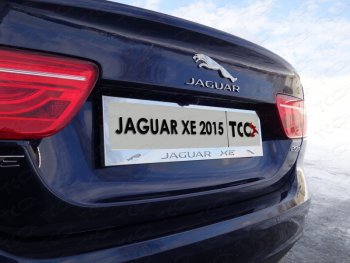 Рамка гос. номера ТСС Тюнинг Jaguar XE X250 дорестайлинг (2014-2019) (нержавейка)