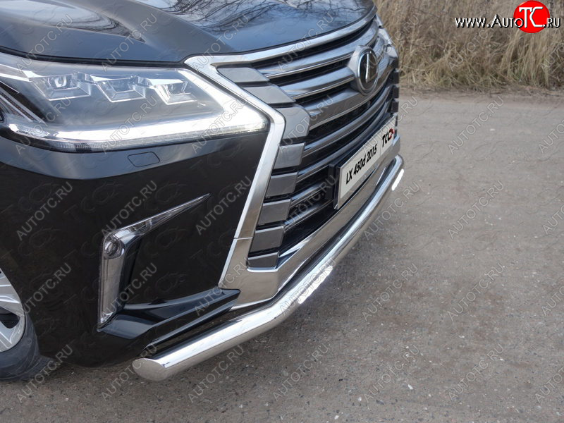 5 999 р. Рамка гос. номера ТСС Тюнинг Lexus LX450d J200 2-ой рестайлинг (2015-2022) (нержавейка)  с доставкой в г. Майкоп