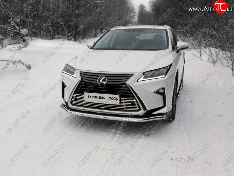 5 999 р. Рамка гос. номера ТСС Тюнинг Lexus RX450H AL10 дорестайлинг (2009-2012) (нержавейка)  с доставкой в г. Майкоп