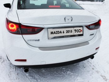 Рамка гос. номера ТСС Тюнинг Mazda CX-5 KE рестайлинг (2015-2017) (нержавейка)