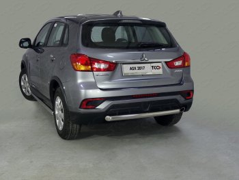 Рамка гос. номера ТСС Тюнинг Mitsubishi ASX 2-ой рестайлинг (2017-2020) (нержавейка)