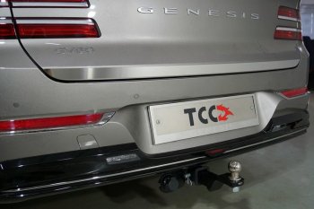 Накладка на заднюю дверь лист зеркальный, ТСС Тюнинг GENESIS GV80  JK1 (2020-2022)