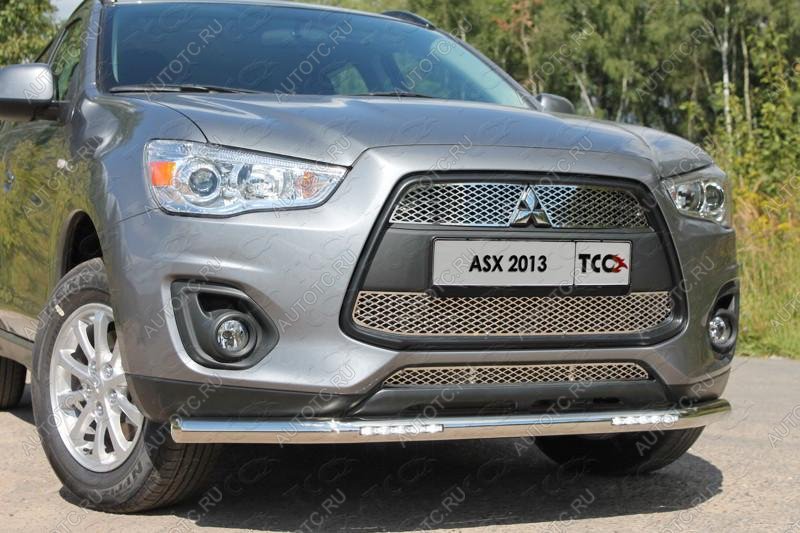 5 549 р. Вставка переднего бампера ТСС Тюнинг Mitsubishi ASX дорестайлинг (2010-2012) (лист)  с доставкой в г. Майкоп