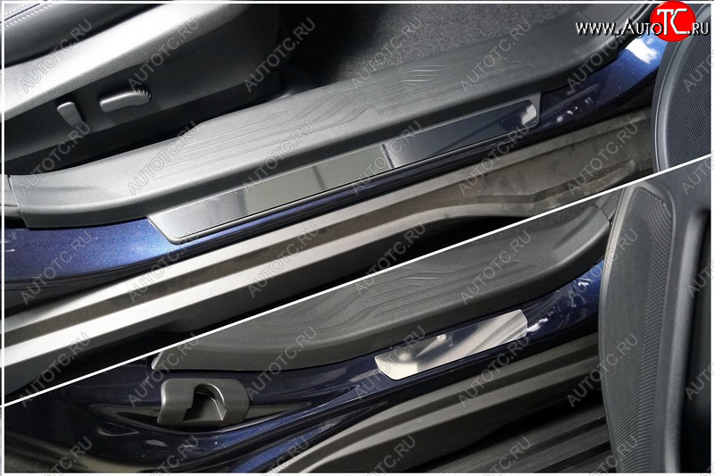 1 000 000 р. Накладки на пластиковые пороги ТСС Тюнинг  Subaru Outback  BT (2019-2025) универсал (Лист зеркальный)  с доставкой в г. Майкоп