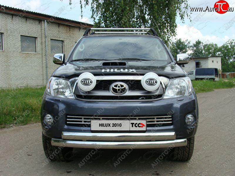 5 999 р.  ТСС Тюнинг TOYOTAHilux 2006-2011 - Решётка радиатора 16 мм  toyhilux1004  с доставкой в г. Майкоп