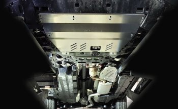 Защиты комплект (картер и кпп, топливопровода) 2.0T 4WD ТСС Тюнинг GAC GS8 (2016-2023) (алюминий 4 мм)