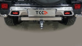 Фаркоп (тягово-сцепное устройство) ТСС Тюнинг BAIC BJ40 (2022-2025) (оцинкованный, шар E, надпись Baic)