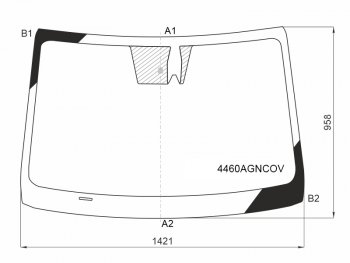 6 849 р. Стекло лобовое (Камера Место под датчик запотевания) Kia Cerato 21-  Forte 18-  K3 18- FUYAO 4460AGNCOV  с доставкой в г. Майкоп. Увеличить фотографию 1