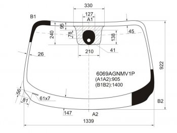 6 399 р. Стекло лобовое (Датчик дождя Сборка Британия) Nissan Juke 10-20 FUYAO 6069AGNMV1P  с доставкой в г. Майкоп. Увеличить фотографию 1