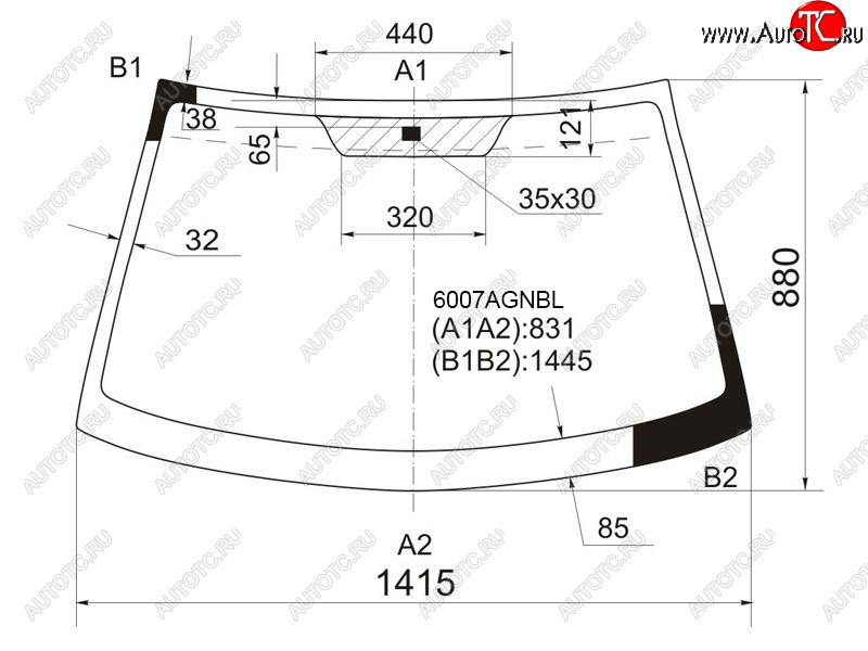 5 299 р. Стекло лобовое Nissan Almera 00-06  Almera Classic 06-12  Bluebird Sylphy 00-05 FUYAO 6007AGNBL  с доставкой в г. Майкоп
