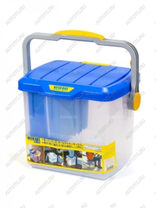 1 649 р. Ящик экспедиционный IRIS RV BOX WASH BOX 25C, 25 литров 41x31x32,5 см. Синий (уценка)  wb-25cblue_u  с доставкой в г. Майкоп
