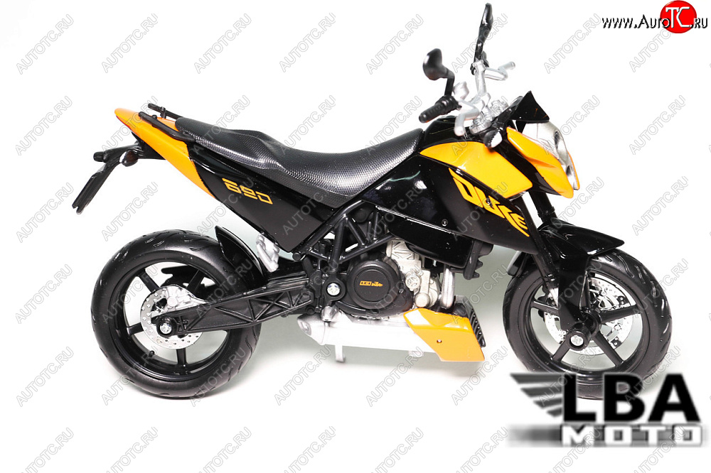 1 599 р. Модель мотоцикла KTM 690 DUKE Оранжевого цвета масштаб 112  пм-00002212  с доставкой в г. Майкоп