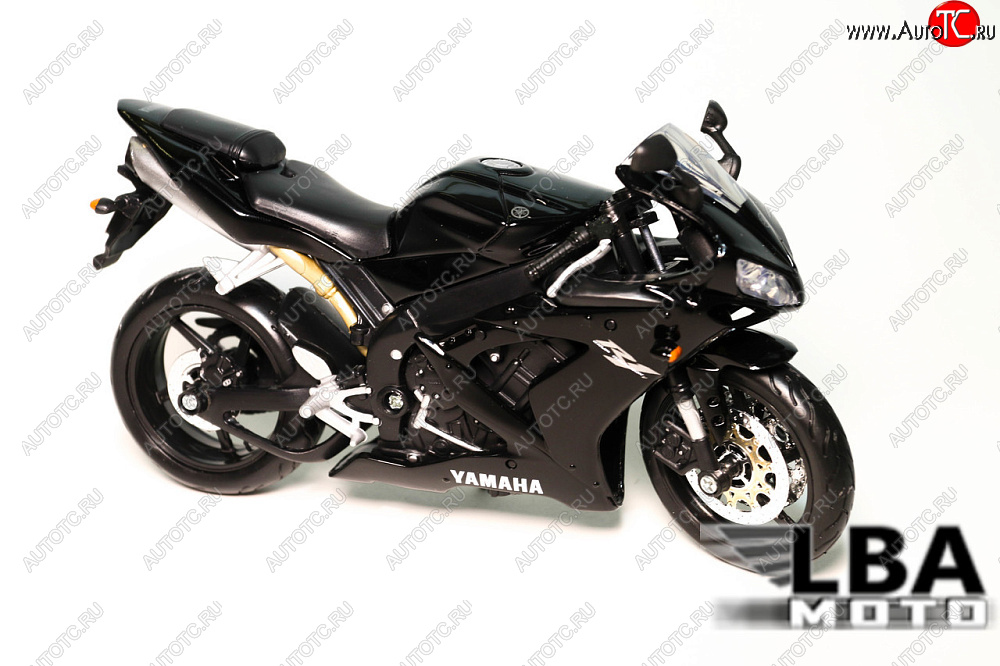 1 599 р. Модель мотоцикла Yamaha YZF-R1 04-06 Черного цвета масштаб 112  пм-00002216  с доставкой в г. Майкоп
