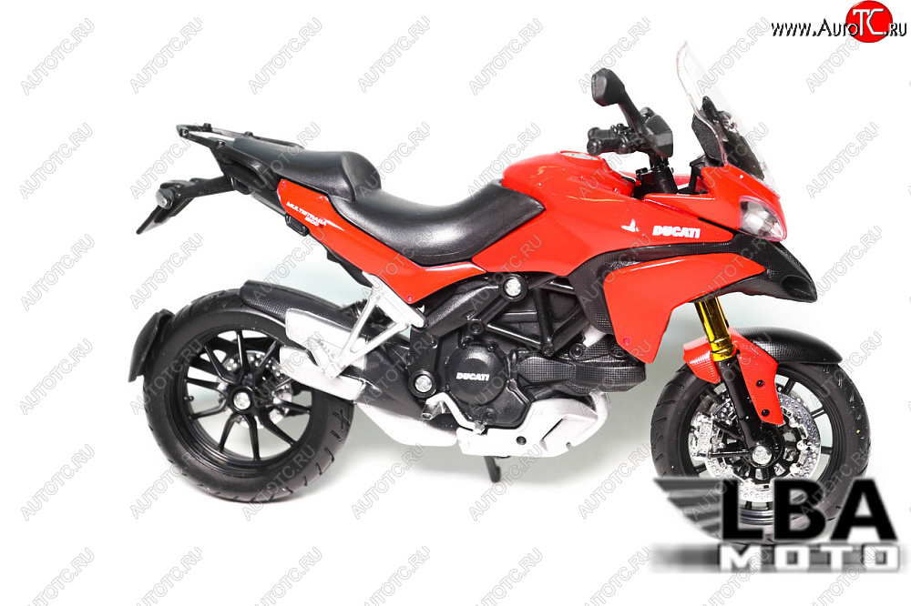 1 599 р. Модель мотоцикла Ducati Multistrade 1200S Красного цвета масштаб 112  пм-00002222  с доставкой в г. Майкоп