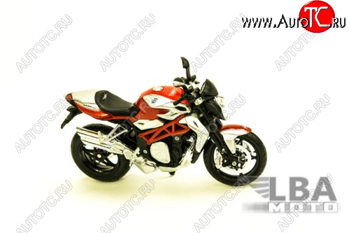 1 599 р. Модель мотоцикла MV Agusta Brutale 1090RR Красного цвета масштаб 112  пм-00002229  с доставкой в г. Майкоп
