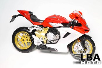 1 599 р. Модель мотоцикла MV Agusta F3 Красного цвета масштаб 112  пм-00002231  с доставкой в г. Майкоп. Увеличить фотографию 1