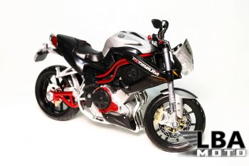1 599 р. Модель мотоцикла Benelli Tornado Naked Tre160 Серого цвета масштаб 112  пм-00002234  с доставкой в г. Майкоп. Увеличить фотографию 1