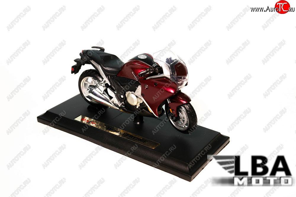 1 299 р. Модель мотоцикла Honda VFR1200F Бордового цвета масштаб 1 18  пм-00002236  с доставкой в г. Майкоп