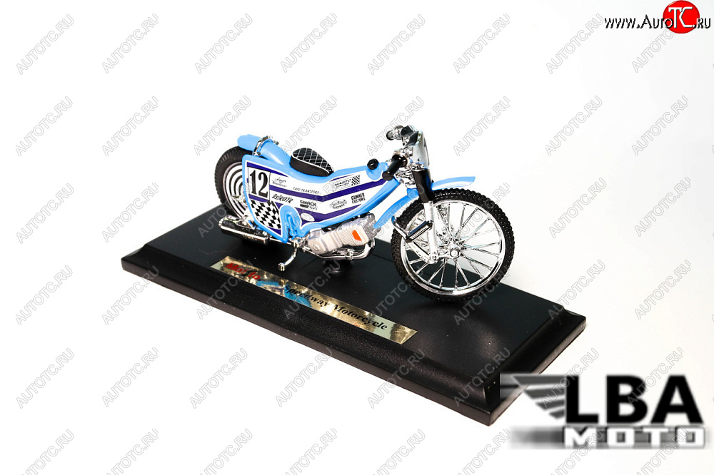1 299 р. Модель мотоцикла Speedway Голубого цвета масштаб 118  пм-00002237  с доставкой в г. Майкоп