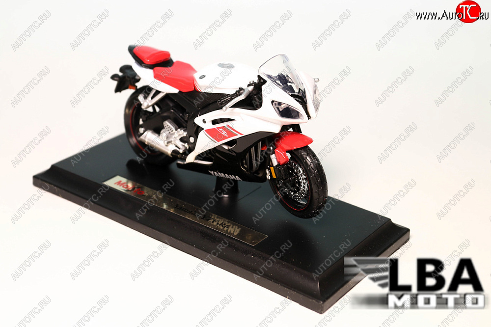 1 299 р. Модель мотоцикла Yamaha YZF-R6 Бело-Красного цвета масштаб 118  пм-00002246  с доставкой в г. Майкоп
