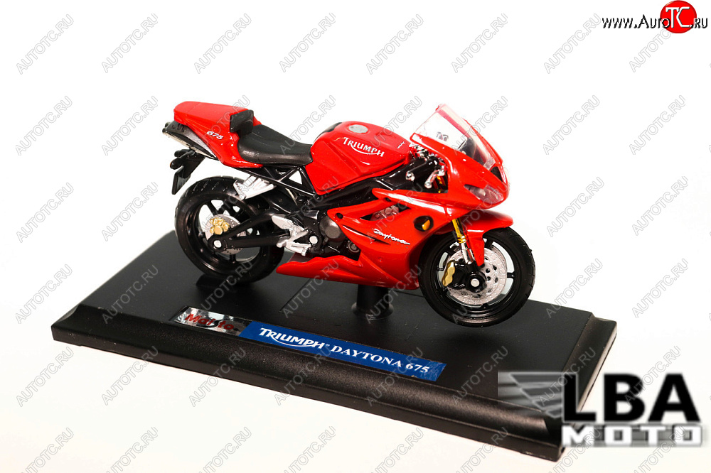 1 299 р. Модель мотоцикла Triumph Daytona 675 Красного цвета 118  пм-00002250  с доставкой в г. Майкоп