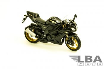 1 599 р. Модель мотоцикла Kawasaki Ninja ZX-10R Черного цвета масштаб 112  лб-00000319  с доставкой в г. Майкоп. Увеличить фотографию 1